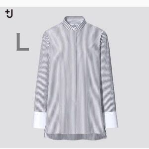 +J Supima® Cotton Stand Collar Long-Sleeve Shirt